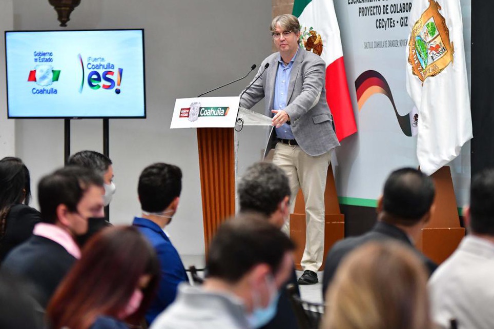 mrikelme's tweet image. Hoy arrancamos el proyecto de vinculación para el escalamiento de la #EducaciónDual entre CECyTE #Coahuila y la Agencia de Cooperación Alemana al Desarrollo Sustentable 🇩🇪.