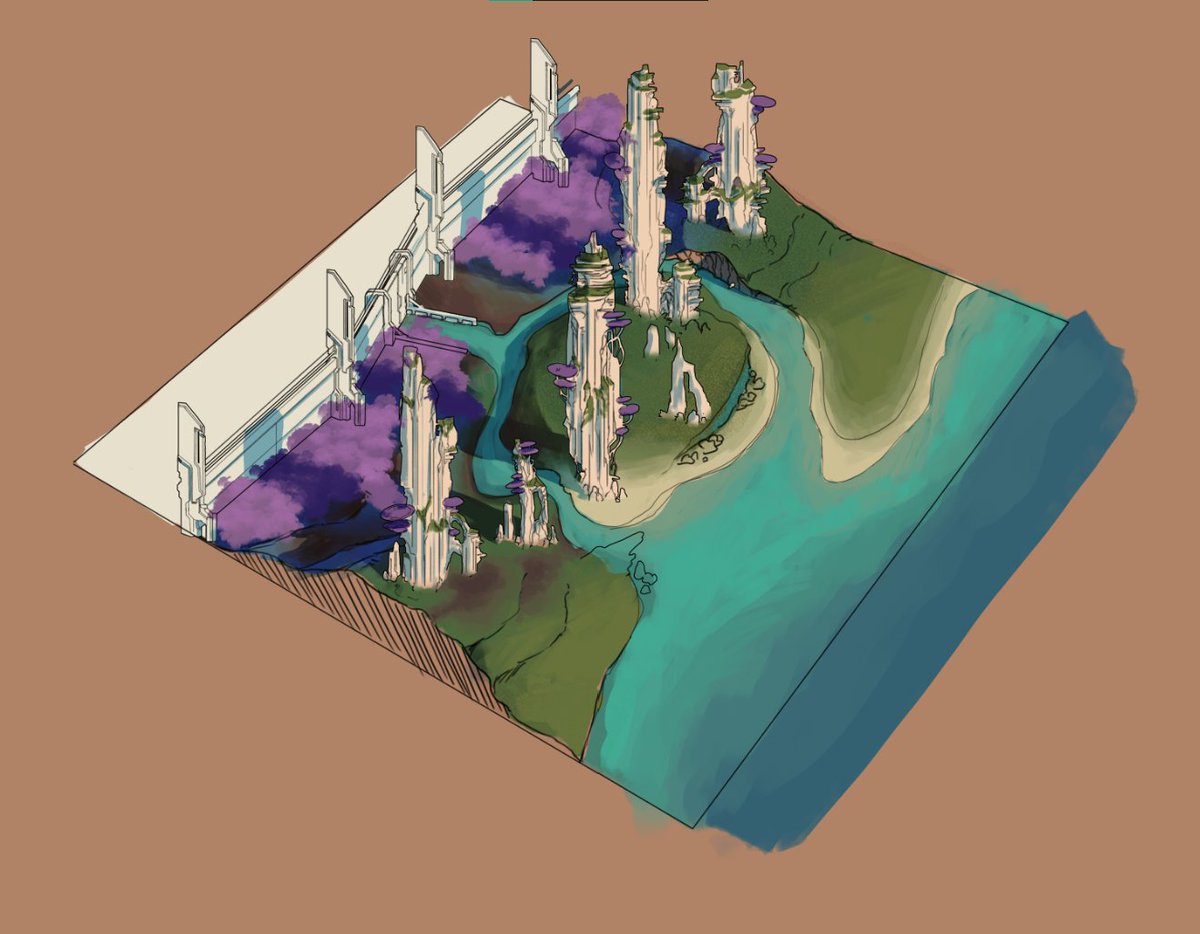 DeckDefense's tweet photo. Création des concepts de MAP du jeu In Progress 
#game #gameart #conceptart #concept #WIP https://t.co/mIzcrlQn0B