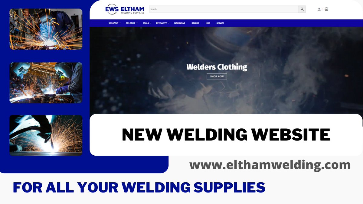 Did you hear that we have a new Eltham Welding site?🎇

Browse the new website to shop great quality welding supplies!

👉 bit.ly/3tN3eKk 

#ElthamWorkwear #website #branding #welding