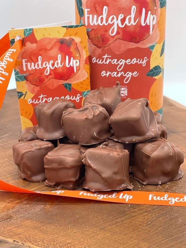 Join us tomorrow and Sunday at the Melton Mowbray Choc Fest where you can sample our new Belgian chocolate covered fudge gift range. 

This new range make great Christmas gifts and come in our most popular flavours-outrageous orange, raspberry cheesecake and dark majestic mint.