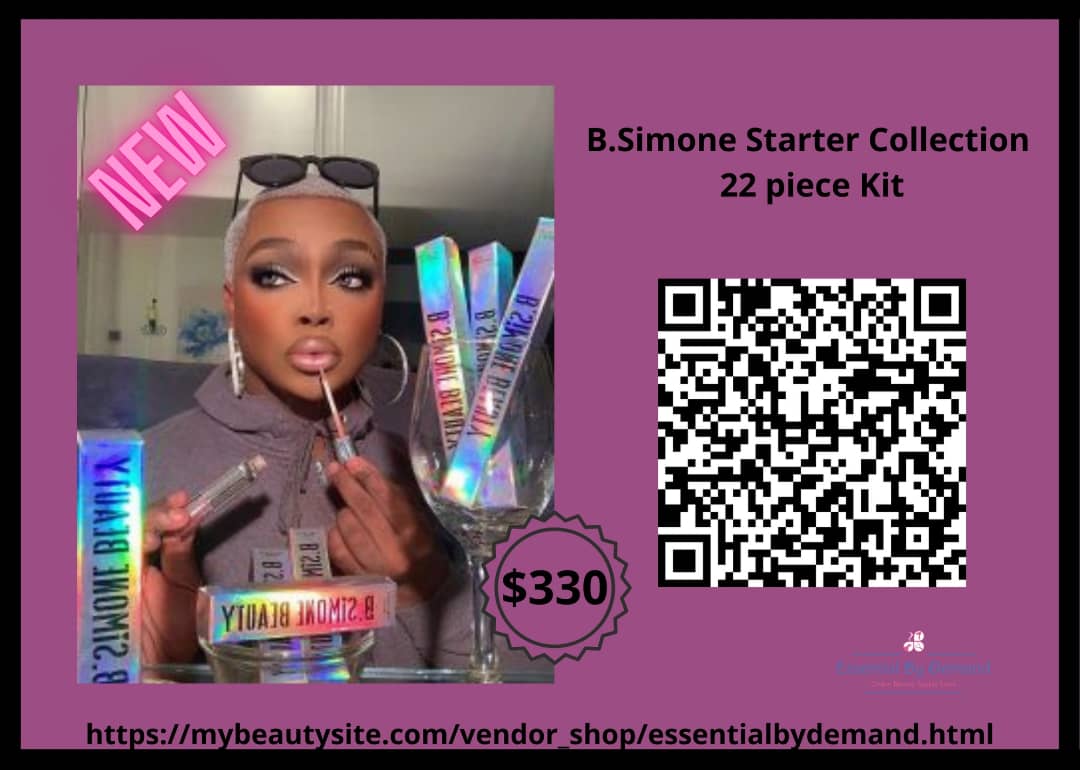 📢 Get your B. Simone Lip Collection here today!!! 
 mybeautysite.com/shopbrand/Bsim… 

#cosmetics #BSimone #makeup #retailers #resellers #lipstick #makeupartists #selfcare #blackownedbusiness #touchdown #blackfriday #collection #flawlessmakeup  #onlinebeautysupplystore #essentialbydemand