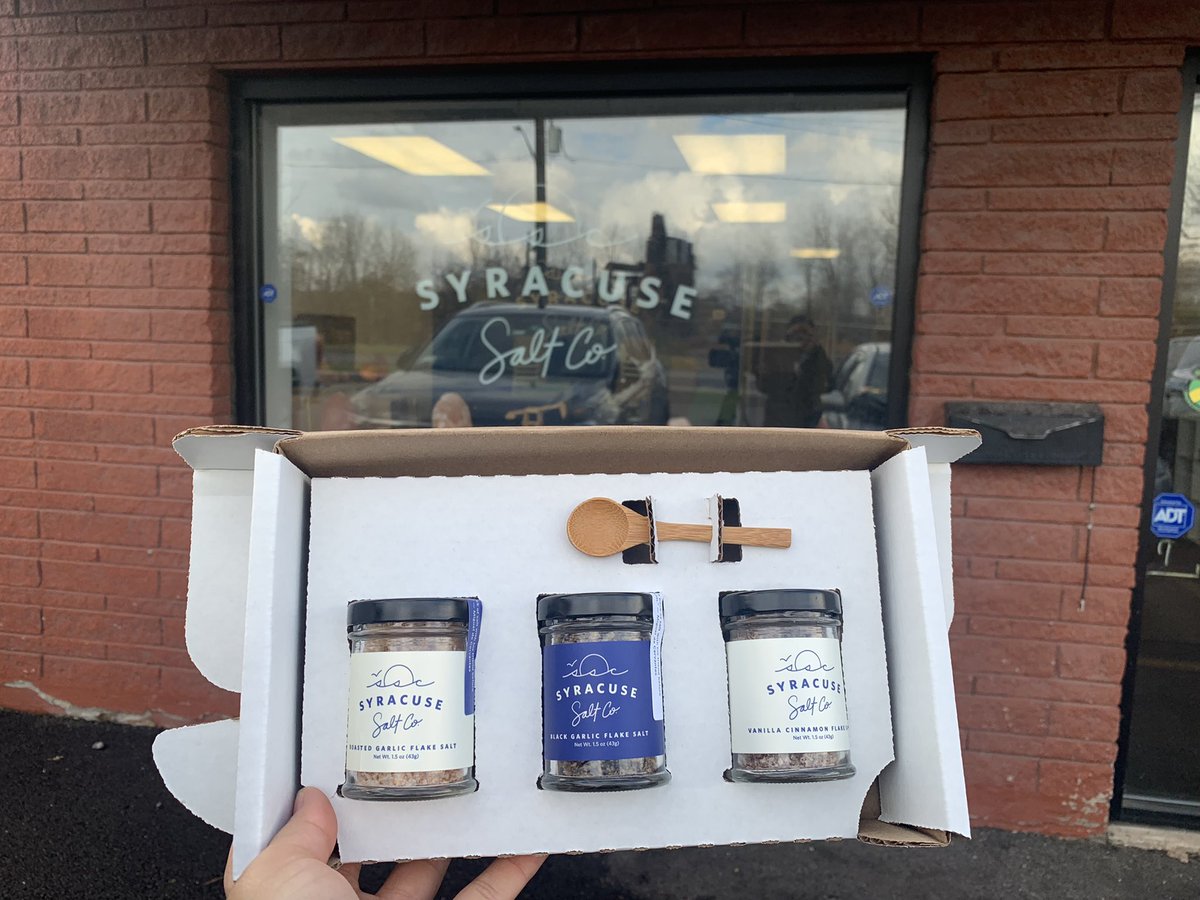 <a href="/SyracuseSaltCo/">Syracuse Salt Co.</a> is a father and daughter ran business that uses creativity to create salts like their vanilla cinnamon flake salt. More later on #NCCNews #ProfO664