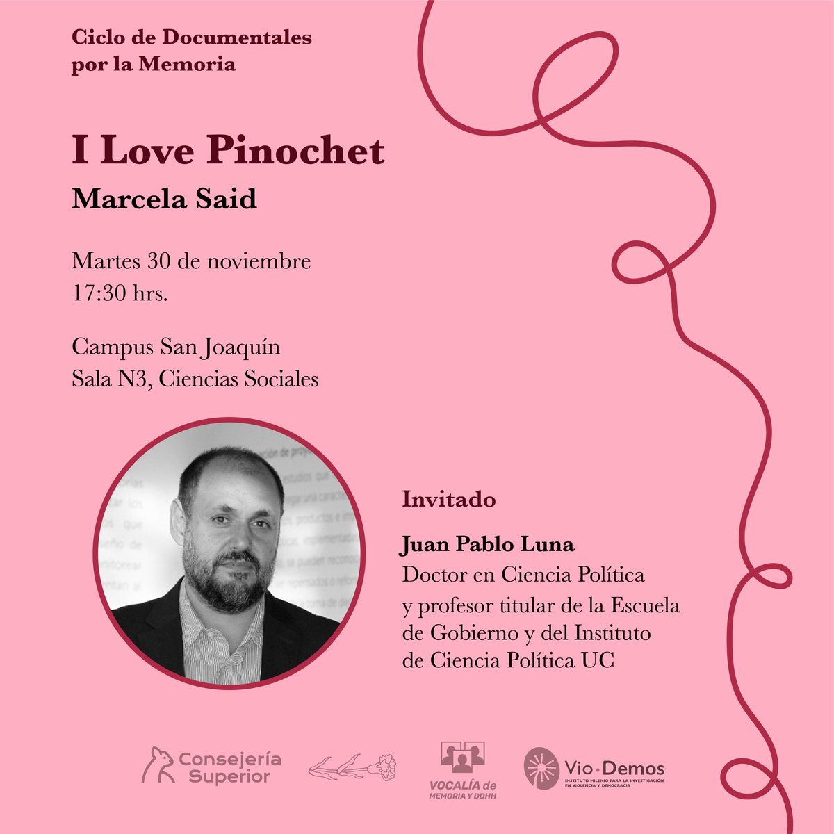 VioDemos_Chile's tweet photo. Participarán de la actividad Helene Risør, directora #VioDemos (@CentroCIIR, @Antropologia_UC) y los investigadores @Kalawski (Teatro UC, @NMapa_Chile), Oriana Bernasconi (@SociologiaUAH) y @anulolbapnauj (@GobiernoUC, @icp_uc, @IMFDChile). Inscripciones👉https://t.co/hD2TDKvh20. https://t.co/b0RszB2Cde