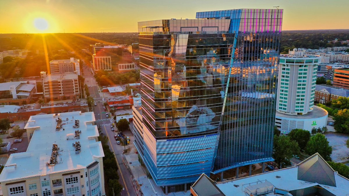 CentreSouthNC's tweet photo. Curious about what other developments we're working on? Check out one of our sister projects, @RaleighCrossing, where the office tower, 301 Hillsborough, is nearing completion!
#CentreSouth #QueenCity #CLTCRE #ArchiLovers https://t.co/DuaAivU9ga