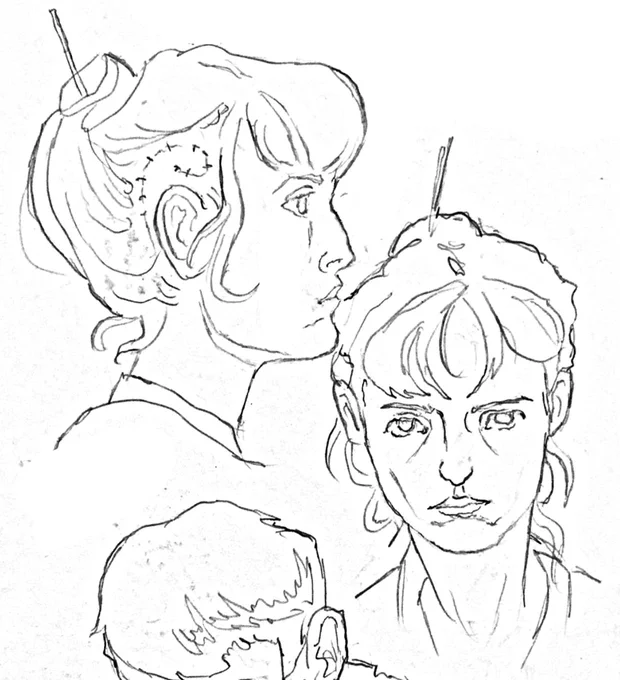 Why can't I just post nothing but sketchbook portraits forever 