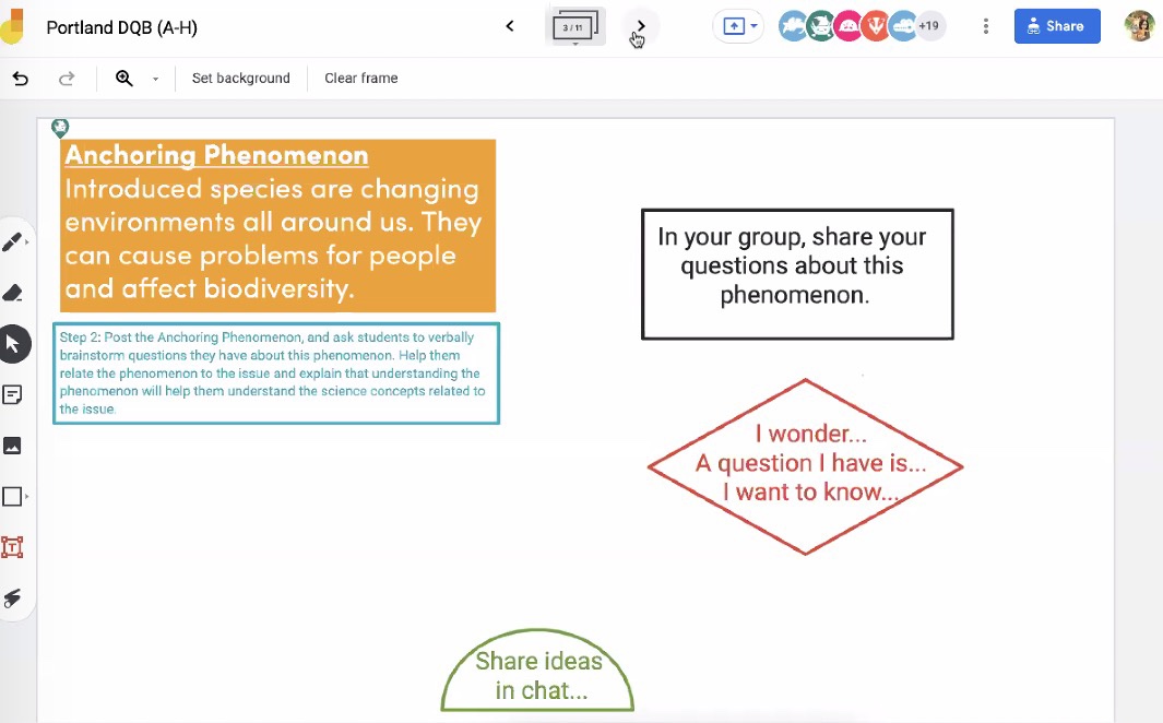 BLK8109's tweet photo. @LabAids  just completed a specialized PL for Portland schools reviewing how to implement DQB into their @SEPUP_UCB units. SIXTY-FIVE teachers from one district all learning on one zoom!! Amazing! https://t.co/LO5iR9aryw