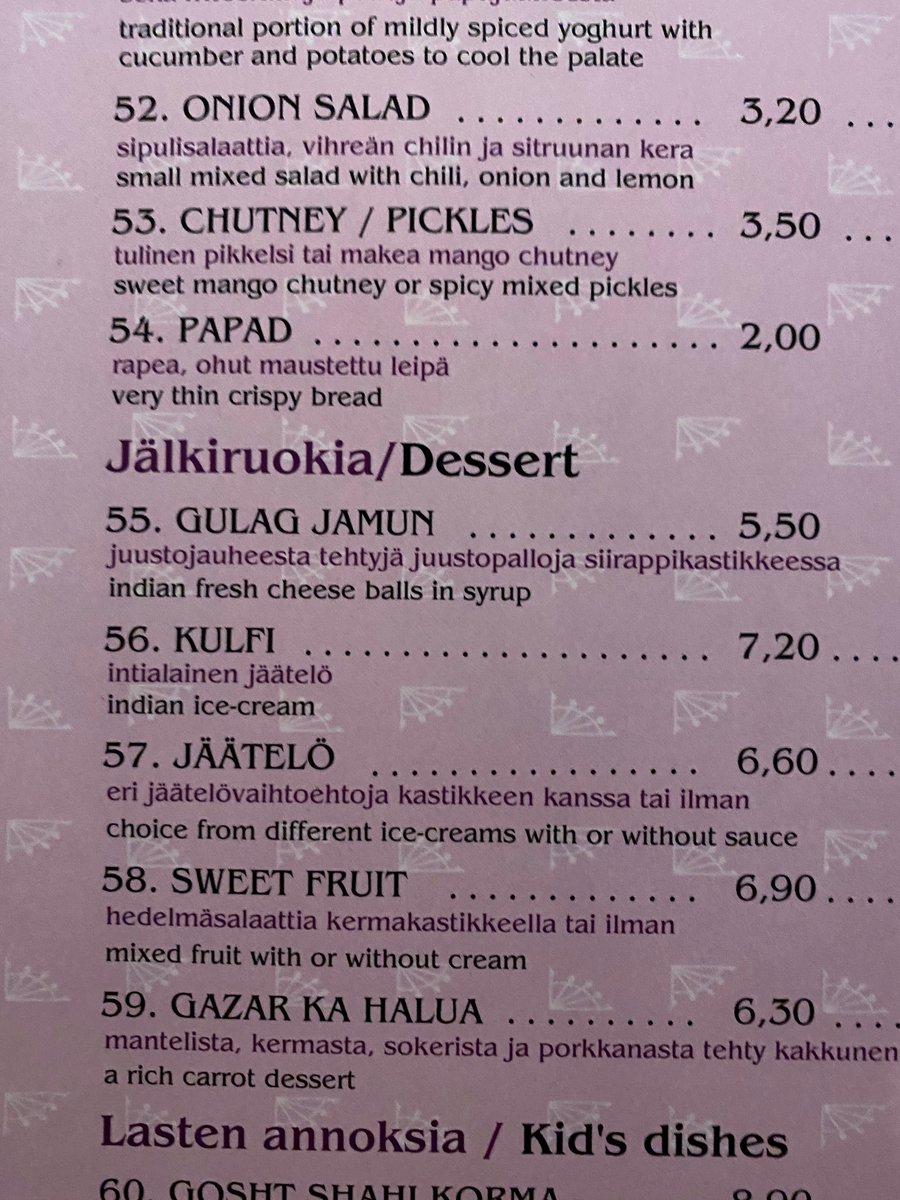 RT @gokulns: Finland, I love you and I know Russia just 170 km from Helsinki but GULAG jamun? Really? https://t.co/LwbIKAmxHp