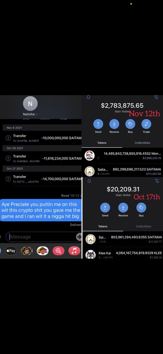 tishaaluv's tweet photo. And since yall only believe when you see. Here ya go. 

Gave him the information, he became obsessed with it + here we are. 💰💰

Let’s connect if you wana learn about cryptocurrency https://t.co/beGkL3E5dU