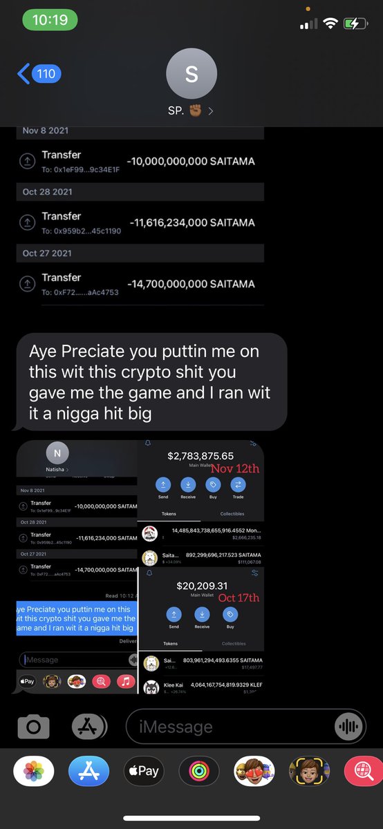 tishaaluv's tweet photo. And since yall only believe when you see. Here ya go. 

Gave him the information, he became obsessed with it + here we are. 💰💰

Let’s connect if you wana learn about cryptocurrency https://t.co/beGkL3E5dU