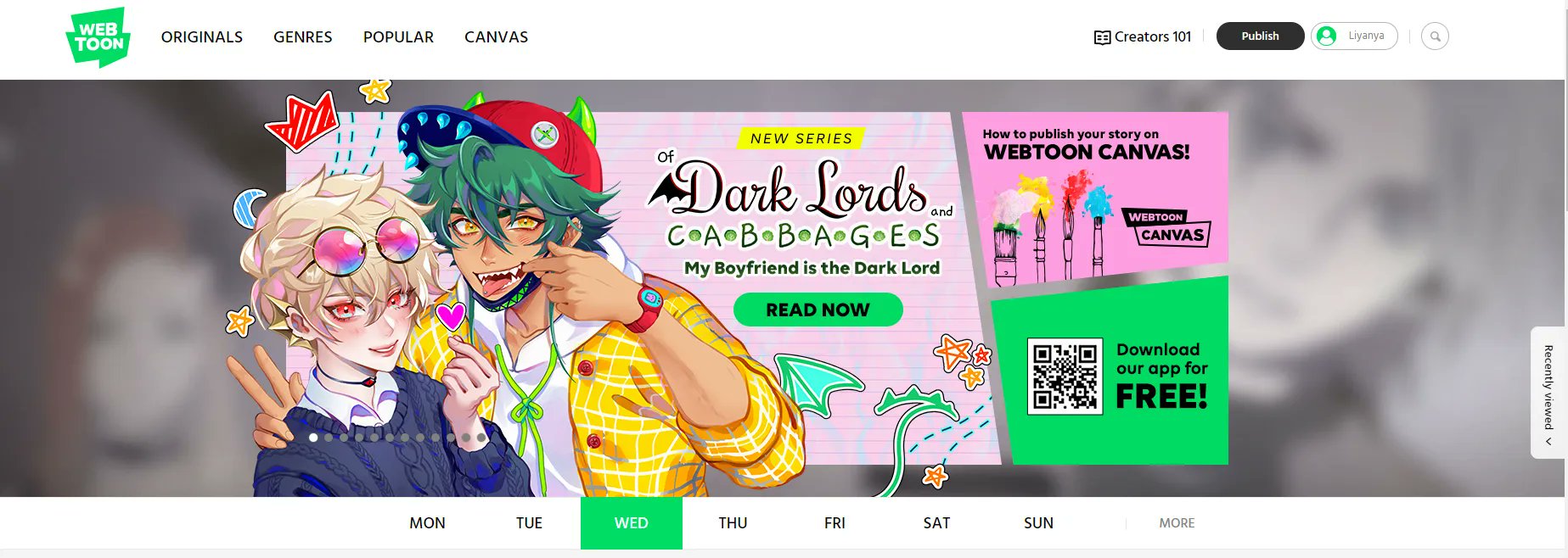 Liyana 🦎❤️🌽 Doujima SG (J-59) on Twitter: "Since #webtoon is trending...  Henlooo I am Liyana!! 🌻 An Asian ace artist who draws a very corny(no  veggie pun intended) queer fantasy romance comic