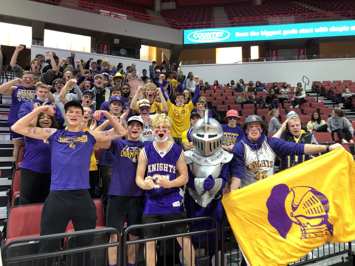 CCHSKnights's tweet photo. Knight Nation is ready!! Game time is now 1:15pm. Let’s Go Knights! https://t.co/sYGpxete0b