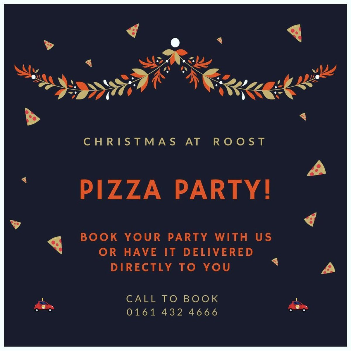 Our two favourite things… pizzas and parties 🎉 🍕

Call to book your festive get together 🎄

#christmastime #christmasparty #party-time #christmas #christmasmood #christmascelebration #christmasfood 
#roostchristmasparty #roostheatonmoor