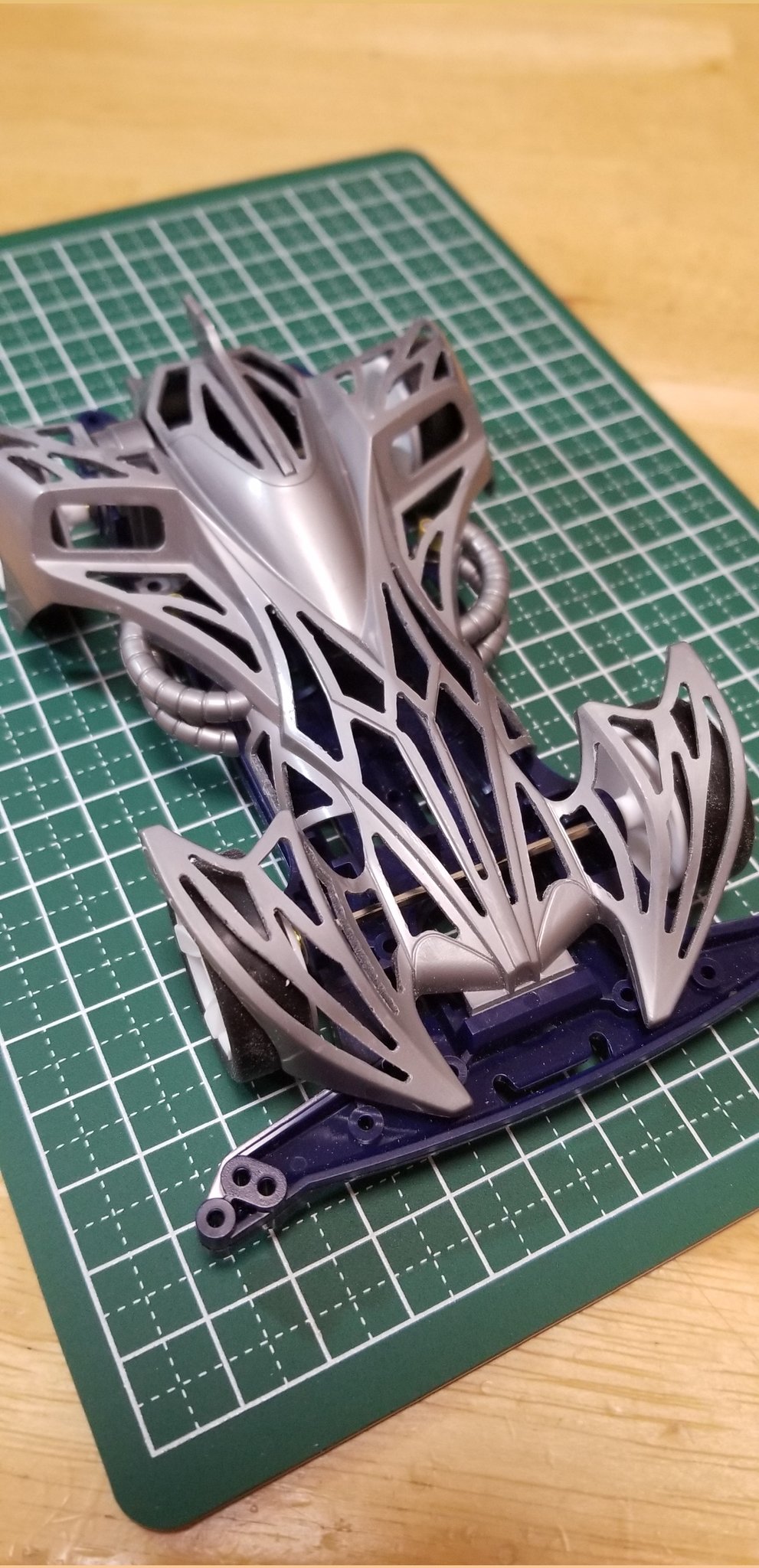 ミニ四駆 レイスティンガー タミヤ 完成品 肉抜き 塗装 改造 スーパー1