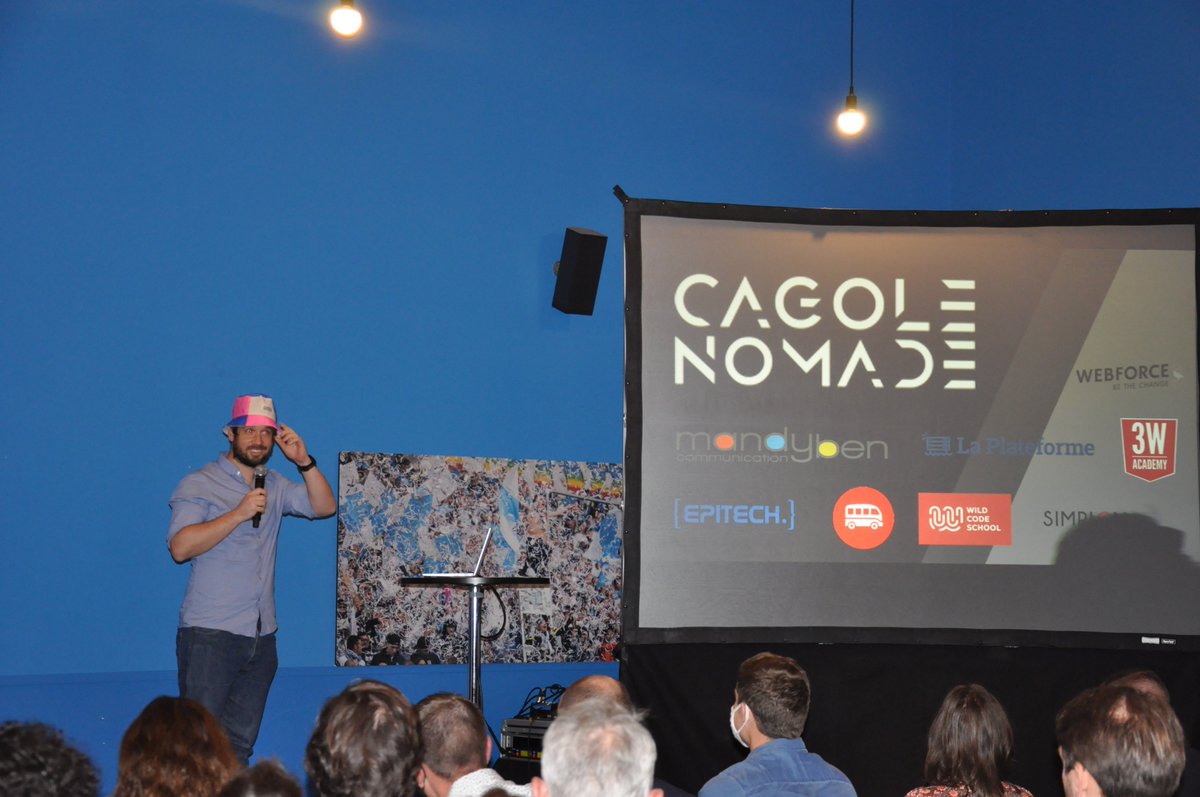 Epitech's tweet image. Clap de fin pour la 3e édition du #Hackathon organisé par #Code4Marseille à l&apos;@orangevelodrome avec une  victoire de l’équipe🥇Cagole Nomade de Jonathan HOMERIN.

Bravo à nos étudiants des équipes🥈@CleanMyCalanque &amp;amp;🥉@Nat_Solutions

#tech #marseille #informatique #web