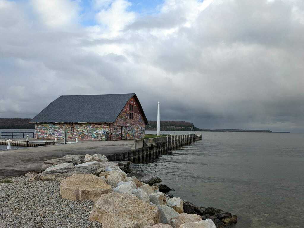 Some cold looking skies across the bay this morning.