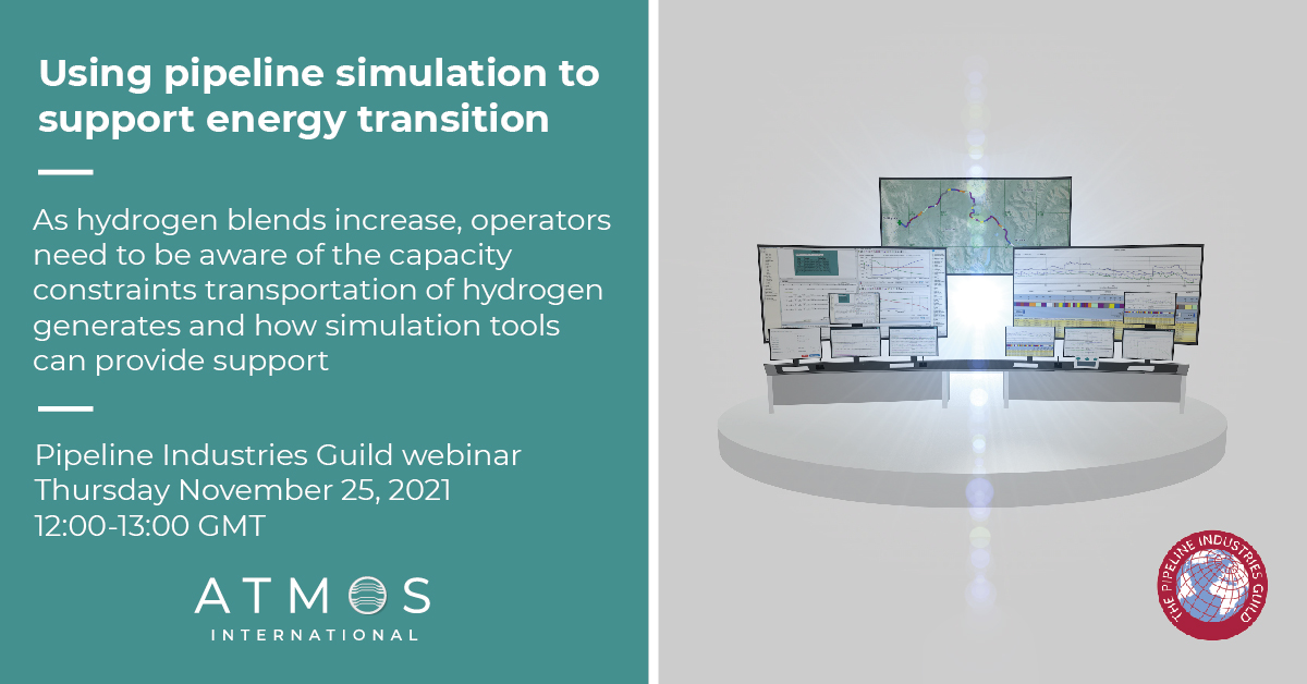 AtmosInt's tweet photo. Our webinar in association with @PipelineGuild on November 25 will discuss how using pipeline simulation can help support the transition to hydrogen to minimize the impact to operations.
#pipeline #PIG #pipelinesimulation
https://t.co/OHPJqpSTPA https://t.co/6uyjEijwc7