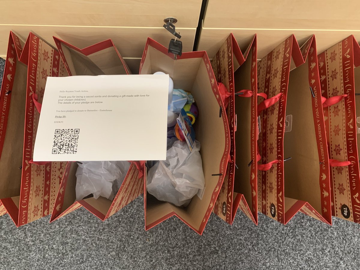 RoystonYouthAct's tweet photo. That’s us started to make up our baby gift bags for Barnardos Easterhouse and also our Christmas sweets treats bags for the Glasgow Basket Brigade 🎁🎅🏽 #12Months12ActsOfKindness for November and December ✔️ https://t.co/PTnaeBbUUZ