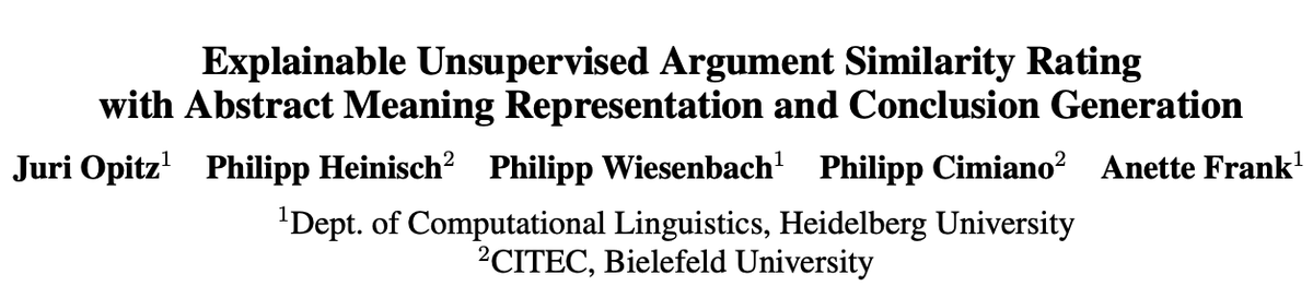 HD_NLP's tweet photo. 🎉Congratulations to 👏@nlopitz, @PhilippWiesenb1, @pcimiano, @AnetteMFrank for earning the IBM-sponsored Best 🥇 Paper Award at the @ArgMining_2021 workshop at #EMNLP2021. 

📰👉https://t.co/Ld16hupsed
🧑‍💻👉https://t.co/bJ1V6LGtUJ https://t.co/kZvwOLqtgW