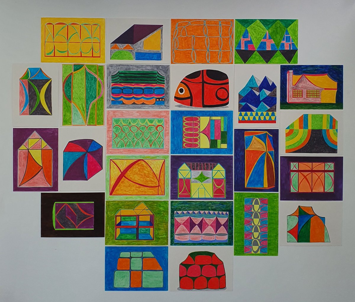 Louisa_Chambers's tweet image. New drawings / in the studio - thinking about a new series of works  #ideas #painting