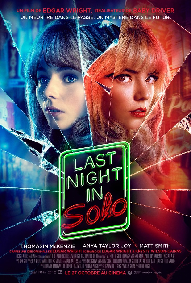 GoWith_theBlog's tweet image. Mitigé sur LAST NIGHT IN SOHO. 
La plongée dans le Swinging London est une merveille (décors, costumes, couleurs, BO), et Anya Taylor-Joy semble avoir tjs vécu dans cette époque.

Le film s'égare par contre bcp trop dans une surenchère de thématiques mal maîtrisées et confuses.
