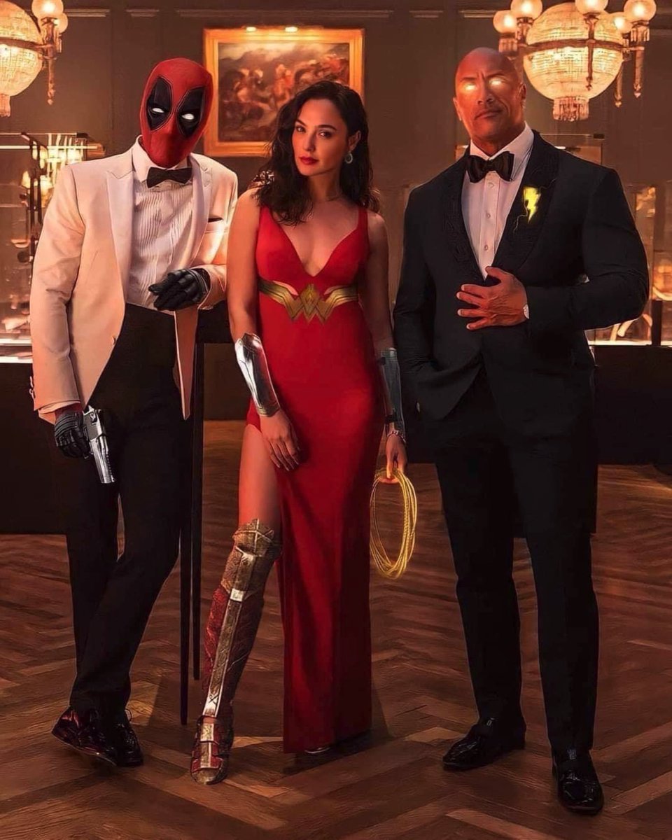 Jonas_Ponte's tweet photo. Como vejo os atores de #ALERTAVERMELHO  ? 

#Deadpool #WonderWoman #BlackAdam https://t.co/iXTHMkX8YI
