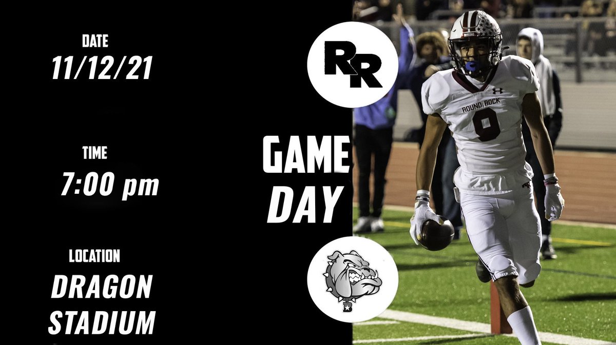 Dragon Football Gameday! Playoffs Round 1 Details ⬇️

🆚: <a href="/BowieDawgs/">Bowie Football</a> 

📍: Dragon Stadium
🕰️: 7:00 PM
📻: <a href="/ihsfan/">ihsfan</a> @TheHornATX

📸: <a href="/HenryHueyPhoto/">Henry Huey</a>