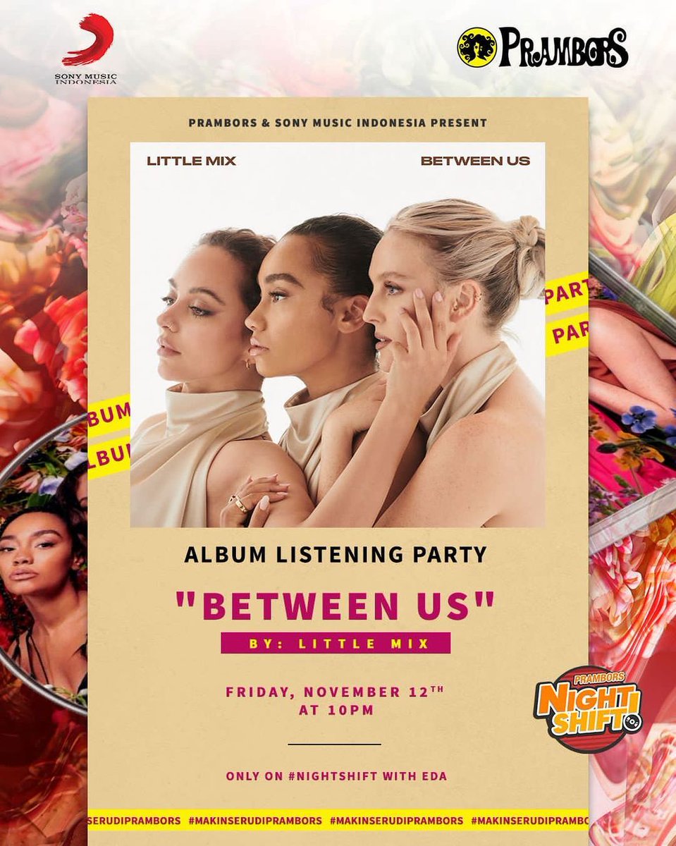 mixnesia's tweet photo. hi guys! hari ini jam 10 bakalan ada between us listening party bareng @Prambors loh! jangan lupa join yaa 🤍 https://t.co/UKw5cWRpGZ