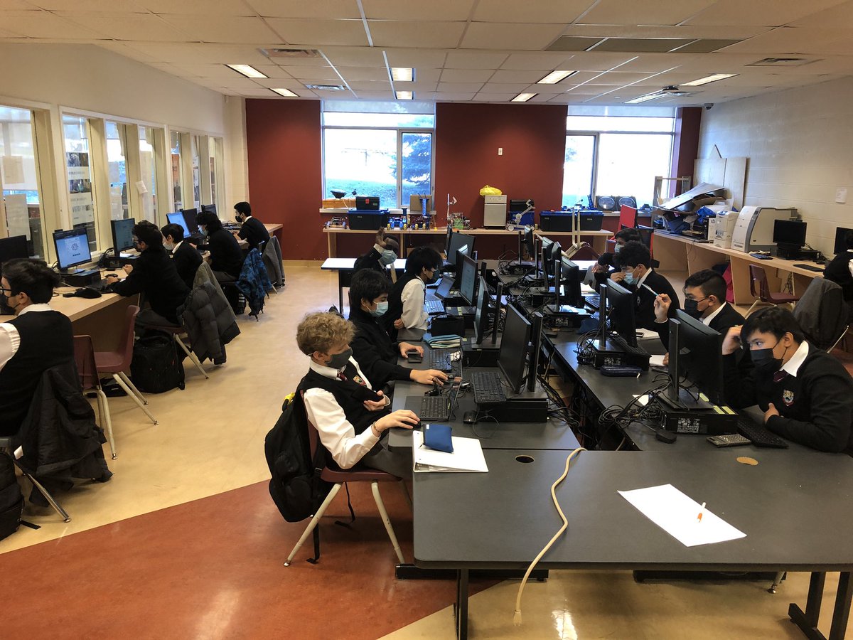 BrebeufSTEAM's tweet photo. Good luck to all the Gr 9 and 10 @BrebeufCollege  @BrebeufSTEAM @TCDSB_STEAM students writing the Waterloo Beaver Computing Challenge today! @AnnettaConnie @peacocks21 @LSCSeduca08 @4LifeLearning @CorradoTC  @TCDSBdirector https://t.co/fIBkxPkYBD