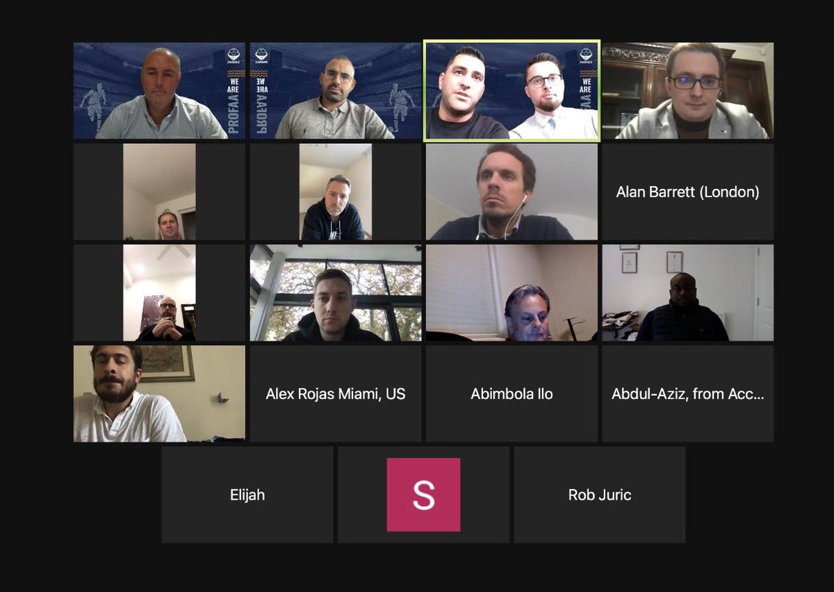 Pro_FAA's tweet photo. Great session today with our PROFAA members. We welcomed two agents associations who became PROFAA affiliates and discussed the upcoming FIFA agents regulations. https://t.co/jmRAnpHnI6
