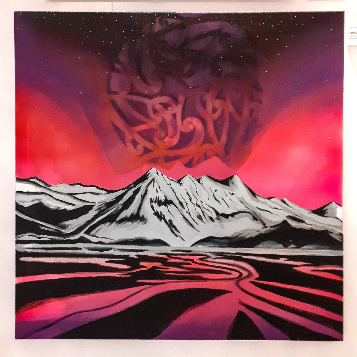 Fateful Separation by Frederick Worrell 
Mixed media on canvas 

#ArtandChill @ 28 Station Road, SE25 5AG, just by Norwood Junction Station 

#aminamalikgallery #SE25 #SouthNorwood #Croydon #SouthLondon #london #frederickworrell