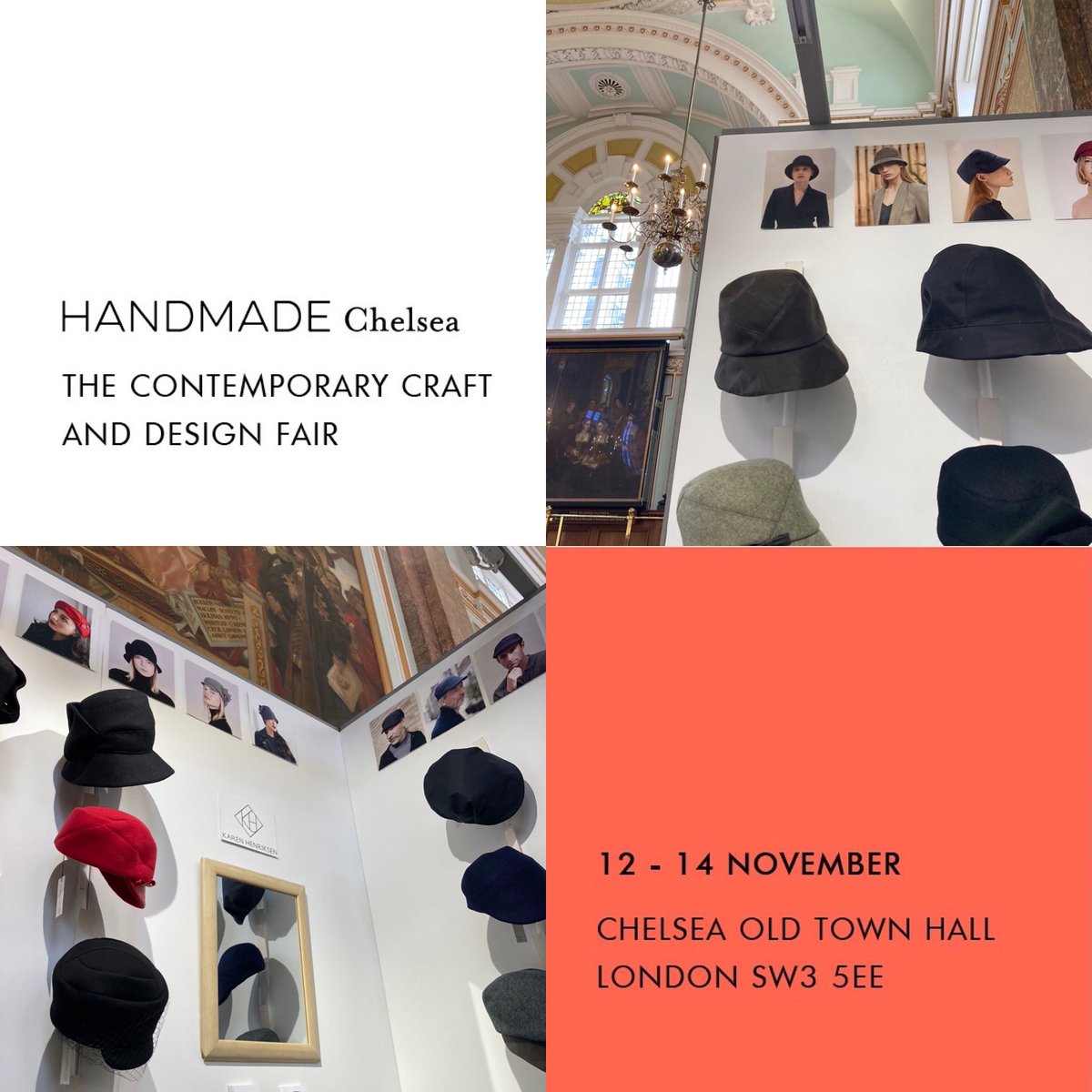 #handmadechelsea in full swing here at Chelsea Old Town Hall, Kings Road. Come along and find beautiful #handmade things to adorn yourself or your home!