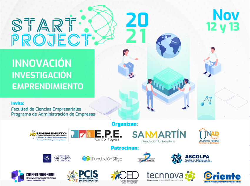 Eventos Semana Global del Emprendimiento Colombia
12/nov #GEW2021 #SGE2021
Start Project 2021 - Bogotá
eventos.uniminuto.edu/73695/section/…
<a href="/UNIMINUTOCOL/">UNIMINUTO</a>