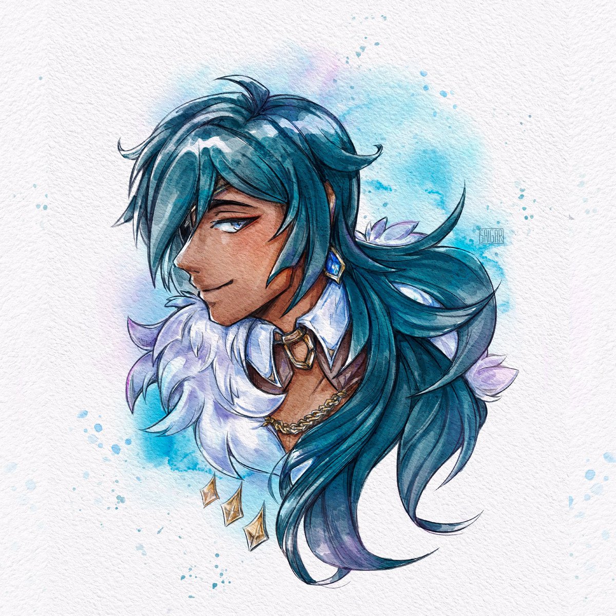 Ah, the handsome Mr. Kaeya 👀✨ ⁣
⁣
(Btw I absolutely love his Korean voice, I would just listen to it on a loop the whole day oops 🙈) Who’s your fav in Genshin btw?⁣

#GenshinImpact #Kaeya #genshinimpactfanart