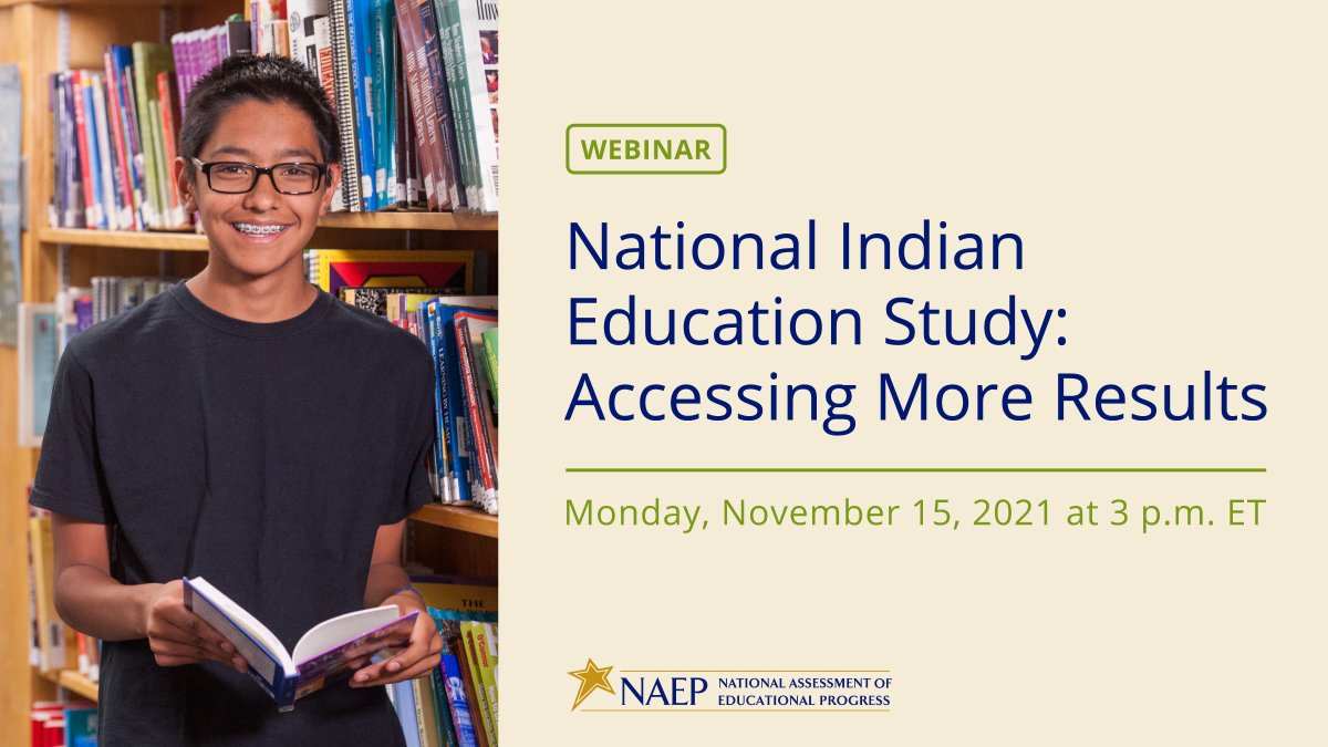 IRINSTITUTES_'s tweet photo. RT@EdNCES: RT @NAEP_NCES: Interested in data about #Indigenous students' educational and cultural experiences? Join us on Monday for a webinar about how to use the NIES Data Explorer: https://t.co/VYm0l7hGRq

#NativeAmericanHeritageMonth #NativeEd #edeq… https://t.co/luRUnpbrvy