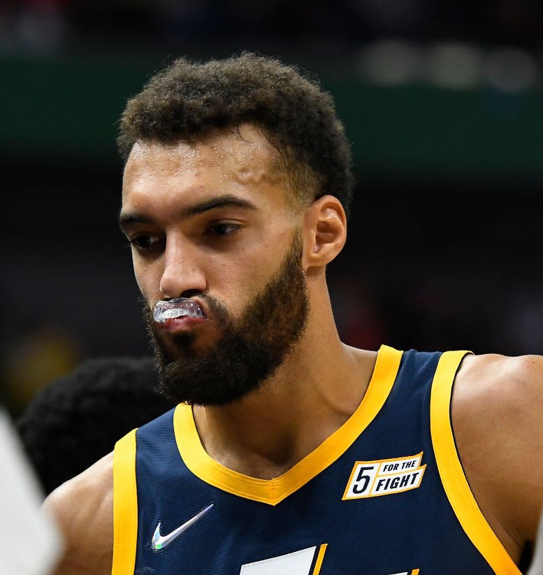 TheDunkCentral's tweet photo. “People need to stop acting like they are going to fight on the basketball court when they know security will be there to break it up. It’s cool for the cameras, but people need to stop acting like they are about that life.”

- Rudy Gobert 
(Via The Athletic) https://t.co/cVbrTq164a