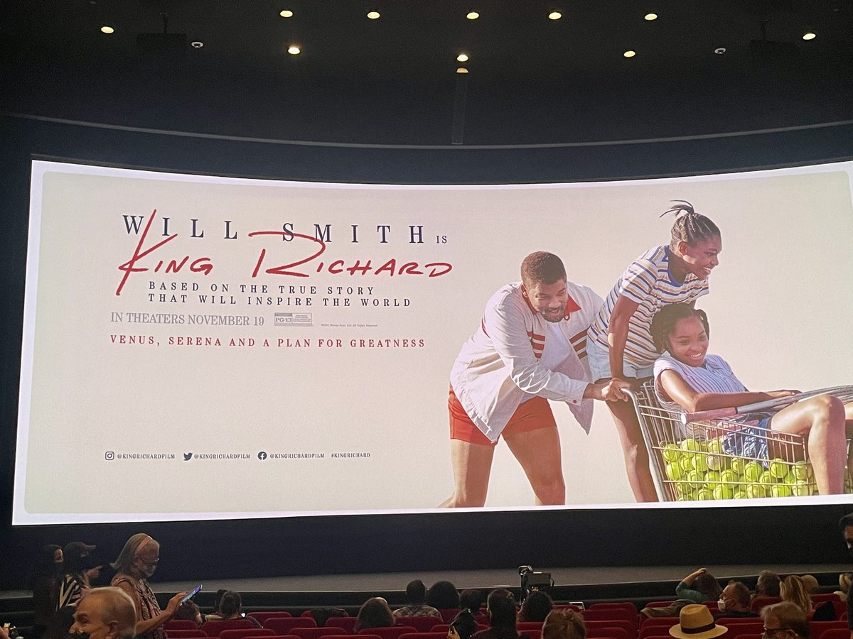 King Richard is amazing. Highly recommend this movie. #KingRichard