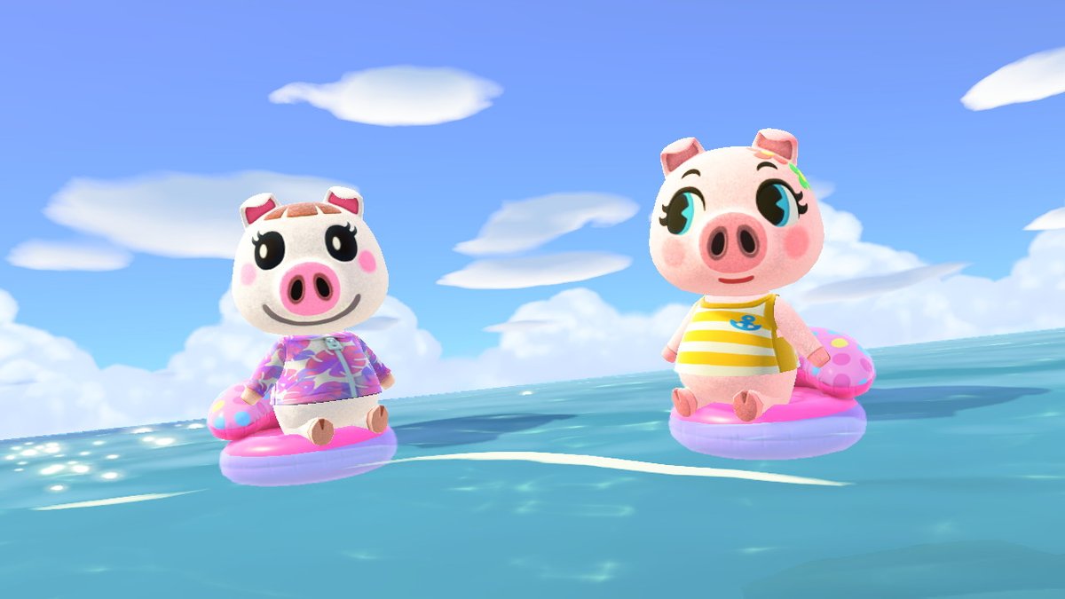 Meyn_ac's tweet photo. Las compis de casa ^^

#AnimalCrossing #ACNH #NintendoSwitch https://t.co/G3aXplGAnw