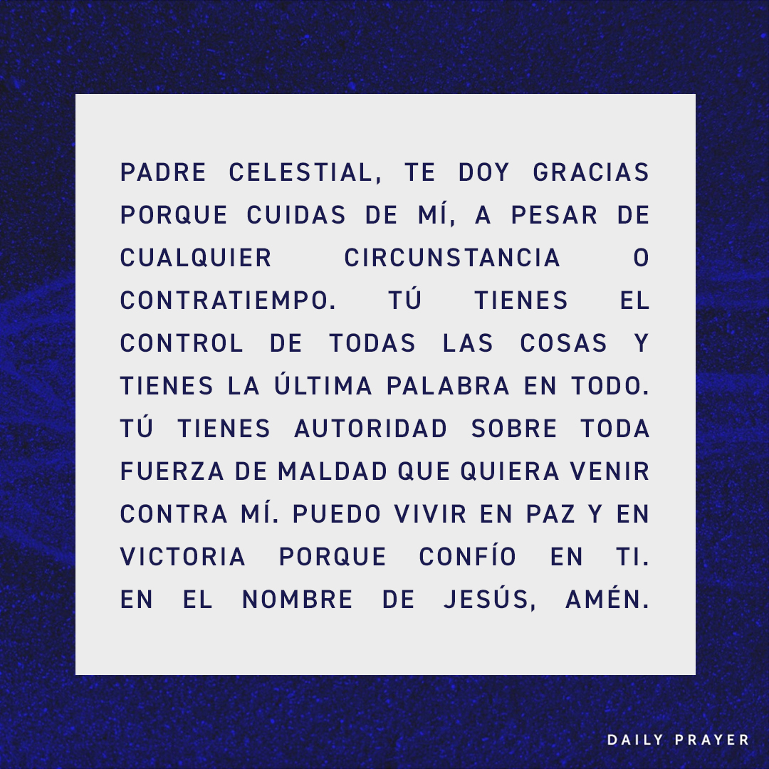 Dios es poderoso y soberano, nada se sale de sus manos. Él ama y protege a sus hijos en todo momento a pesar de que nos encontremos en medio de alguna dificultad. Siempre podemos correr a sus brazos para encontrar paz y recibir Su fuerza para vivir en victoria.
.
#IglesiaLakewood