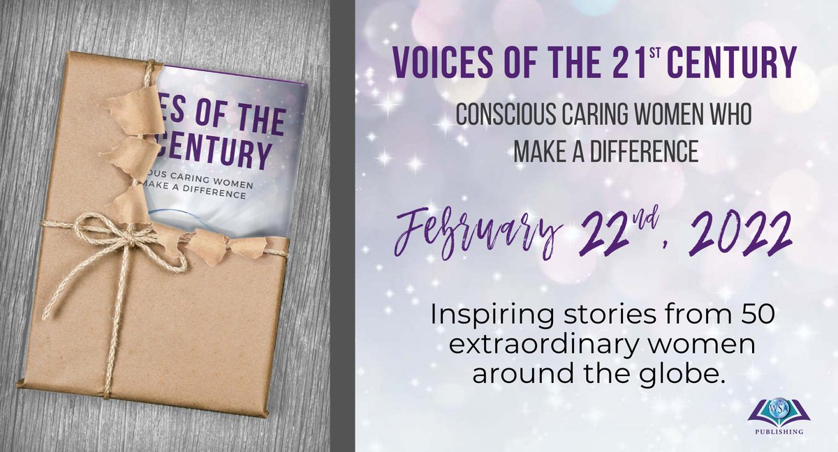 TheBullBuster's tweet photo. I’m so honored to be an author of this book #voicesofthe21stcentury. Official Launch is Feb 22, 2022. Would LOVE your support - mark your calendar please. #wsapublishing #womenleaders #bookstagram https://t.co/hDqapVdotX