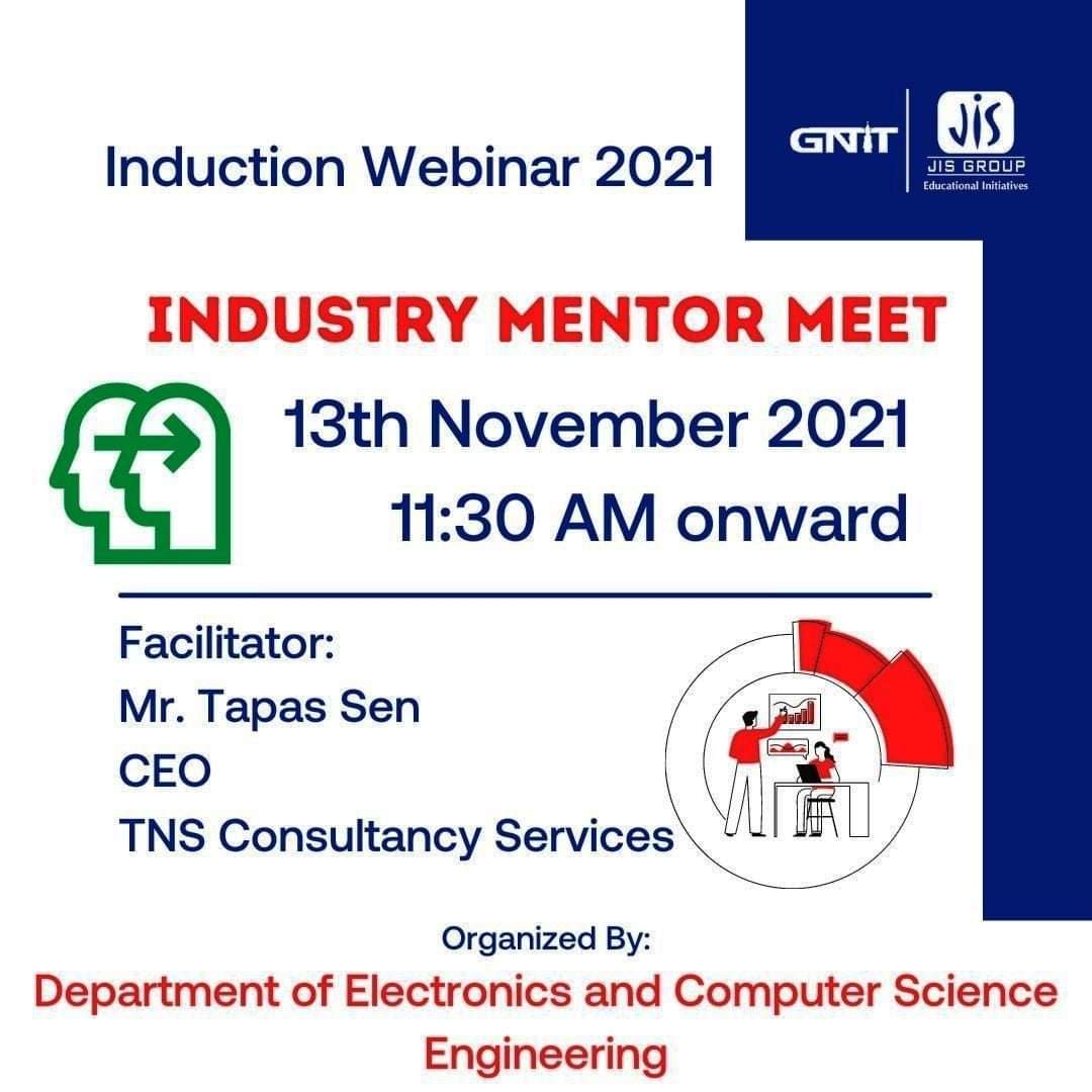 gnitsodepur's tweet photo. Induction Webinar 2021
Industry Mentor Meet
13 November
11:30 AM onward
Electronics & Computer Science Engineering
#Induction #Webinar #Industrymentormeet #IndustryMentor
#Industrysession #Mentor #Mentorship #Mentoring #JISGroup
#GNIT https://t.co/rA9QoQ6RDD #OneJIS #DilSeJIS https://t.co/MSVFGxL2Oa