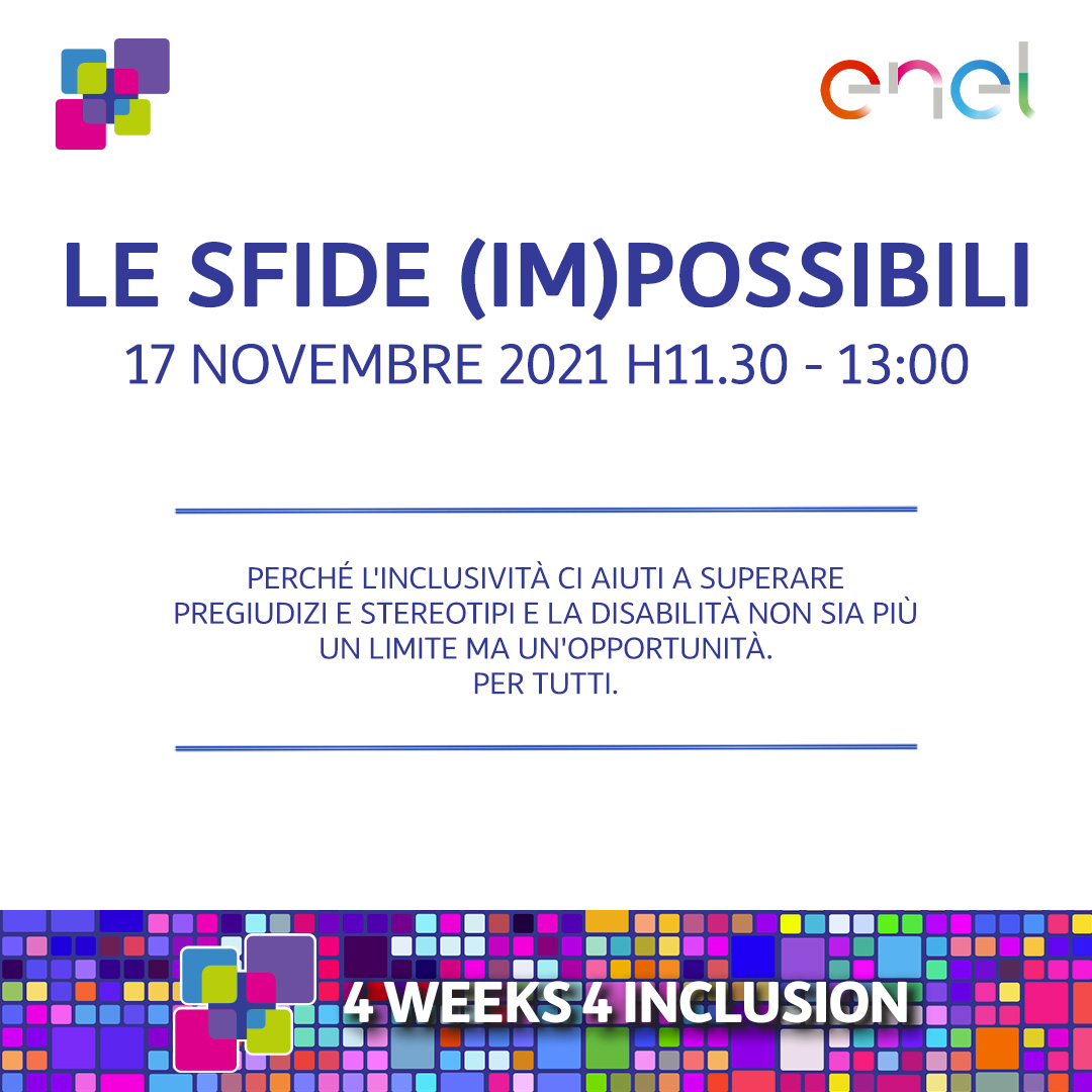 La diversità è un punto di forza. Il 17 novembre alle 11.30, i nostri colleghi insieme all’atleta paralimpico <a href="/ale_ossola/">alessandro_ossola</a> racconteranno a @4w4i come la disabilità può trasformarsi in un’opportunità. Scopri di più 👉 4w4i.it #4W4I <a href="/PeopleBionic/">Bionic People</a>