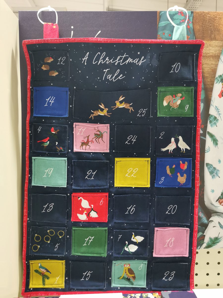 Start your Christmas countdown with <a href="/Joulesclothing/">Joules</a>! 

Head to your local Hobbycraft store to find the fabric per meter to create this advent calendar. View more of the collection: bit.ly/3qtFCeA

📸: @Hobbycraft_TAM, @Hobbycraft_HULL

#Hobbycraft #HobbycraftxJoules