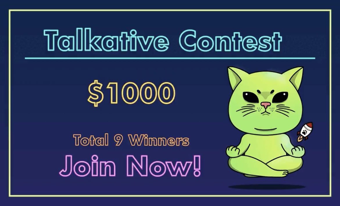 🔥$1000 Talkative Contest🔥

Join our discord to participate the contest!🎉🎉

Our discord is growing. You are invited to become one of our respected members via discord.gg/zujEbpDZhm

#nftcollectors  #NFTCommunity  #NFT
#nftart #NFTGiveaway #NFTs