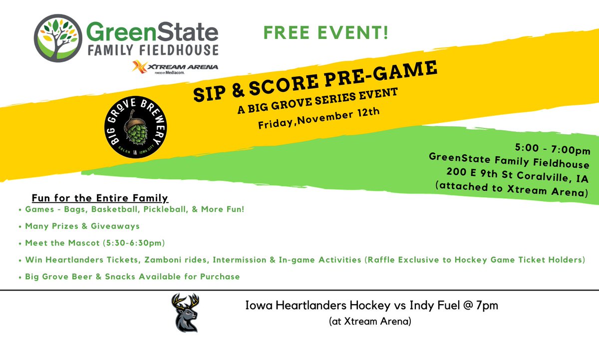 GreenState Family Fieldhouse tweet media