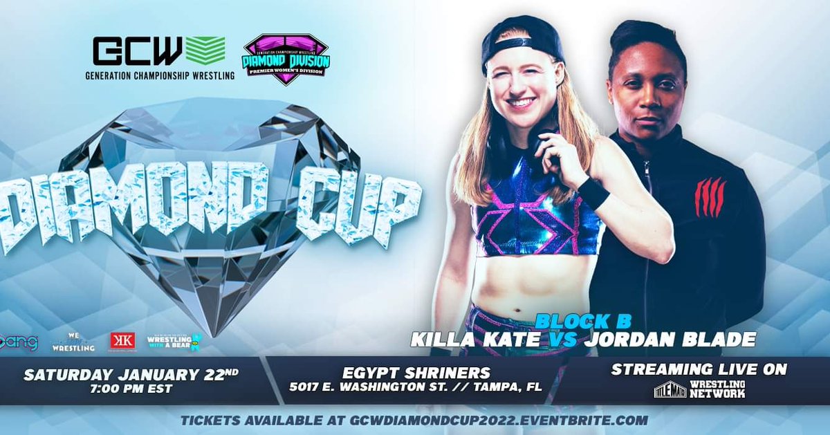 MilfyZoomedInXX's tweet photo. Blocks A & B of the @GCWWrestlingPro #DiamondCup 💎 have been set!
Winner of Each Match moves on to The Semifinals later in the night, winner of that moves on to the Finals even later in the evening.
#womenswrestlingmatters
Tickets:
https://t.co/ZsWdtCJduU
PPV: @TitleMatchWN https://t.co/7NkftbqScu