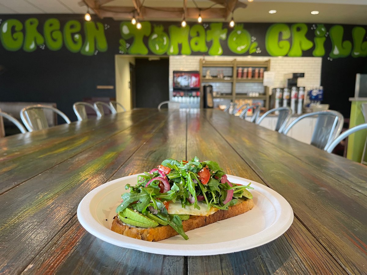 GreenTomatoOC's tweet photo. You asked, we delivered👌
Introducing our new Avocado Toast🥑🍞
~
Fresh Avocado, goat cheese, tomato, pickled onion, arugula. Drizzled with Greek vinaigrette and everything bagel seasoning on multigrain bread
*Egg upon request
#avocadotoast #ocfoodie #yelpoc #smallbusiness https://t.co/PWlqV2Tlzd