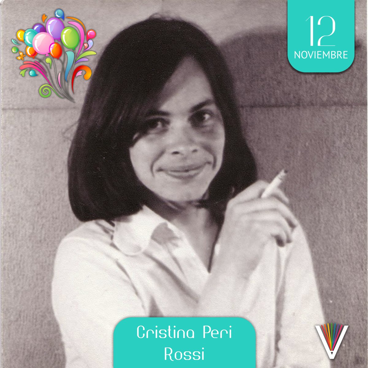 SomosVocesMX's tweet photo. El 12 de noviembre de 1941 nació Cristina Peri Rossi en Montevideo, Uruguay. Hace dos días se anunció que ella es la ganadora del Premio Cervantes 2021 y hoy cumple 80 años. #SomosVoces celebra la vida y obra de esta genial autora lesbiana. ¡Felicidades, querida Cristina! 💜👭🎉 https://t.co/axTX3JtJLH