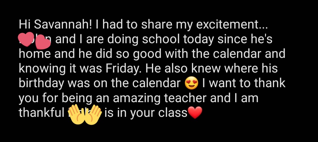SavannahCheer4's tweet photo. Love when I get messages like this! ❤ makes me love my job a million times more. https://t.co/jLqDIvkxHb