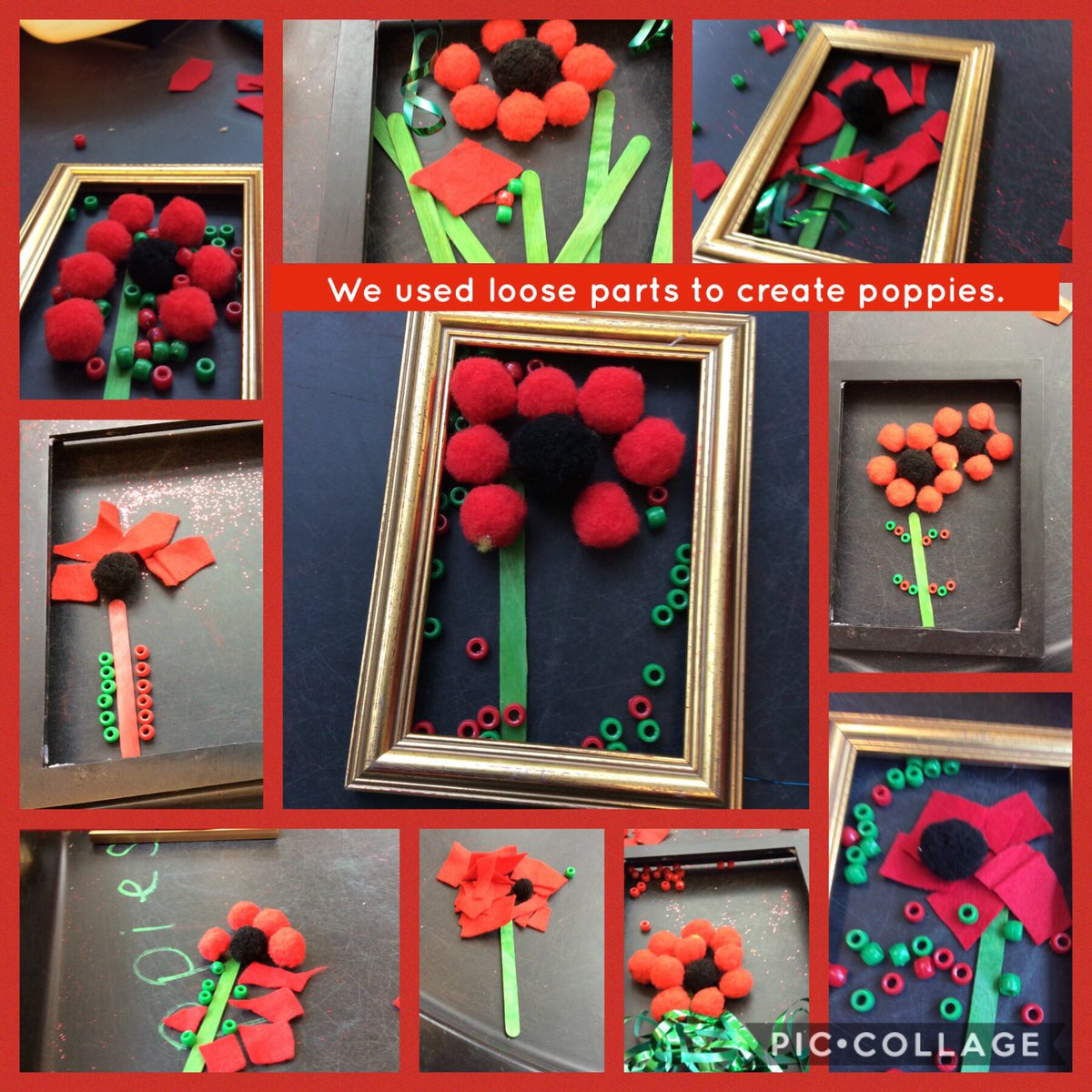 tyisafinfants's tweet photo. Cader Idris have been learning about one more and one less in Numeracy, literacy we have been learning about the importance of Remembrance Day and in Topic we have created poppies and compared them with a friends. We also used loose parts in the tuff tray to make poppies. Da Iawn https://t.co/TDX2QcNTRH