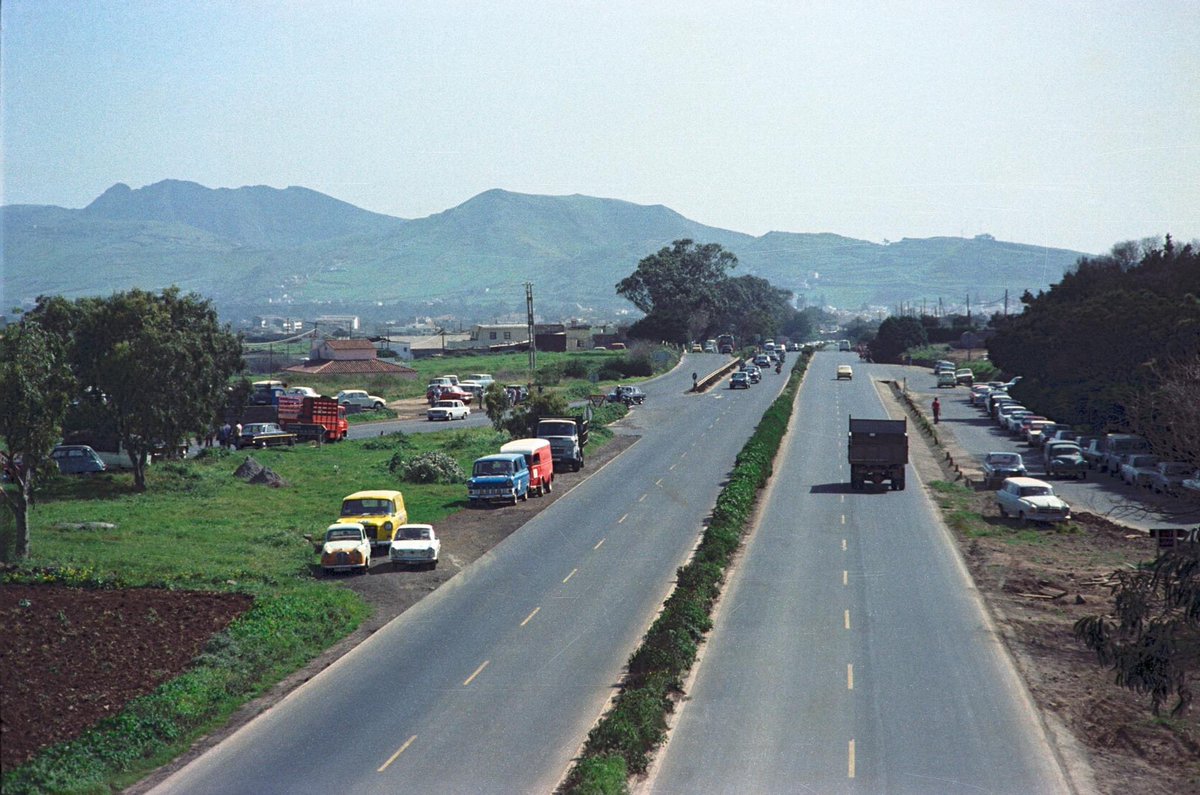 La misma TF-5 de hoy (Foto de 1973 a su paso por los Rodeos) #CarreterasTF